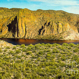 Canyon Lake on Apache Trail Arizona by Bob and Nadine Johnston