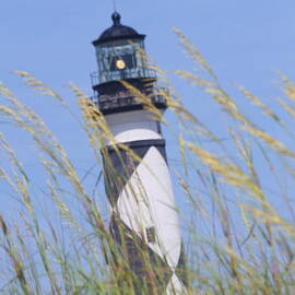 Cape Lookout Light and Sea Oats 3
