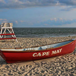 Cape May N J Rescue Boat by Allen Beatty