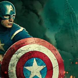 Captain America the Avenger by Movie Poster Prints
