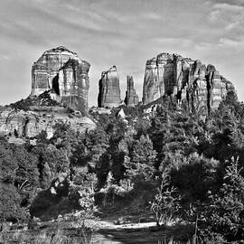 Cathedral Rocks Red Rock State Park Arizona by Bob and Nadine Johnston