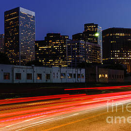 Century City Skyline at Night by Paul Velgos