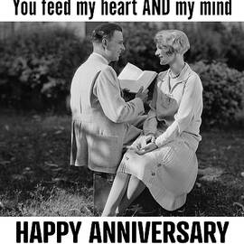 Cerebral Couple Greeting Card by Everett