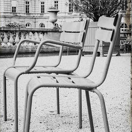 Chairs in the Garden by Georgia Clare
