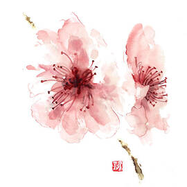Japanese watercolor art | Art Print