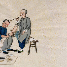 Chinese Foot Massage, 1890s by Wellcome Images