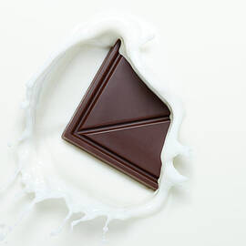 Chocolate Splashing In To Milk by Chris Stein