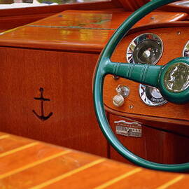 Chris Craft Cockpit by Michelle Calkins