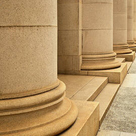 Classical Marble Columns by Ithinksky