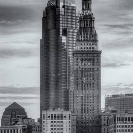 Cleveland Skyscrapers at Dawn II by Clarence Holmes