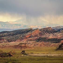 Clouds, Buttes And Rock Formations Form by Whit Richardson