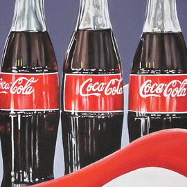 Coca Cola Bottles by Lillian  Bell