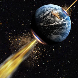 Comet Earth by Mike Agliolo