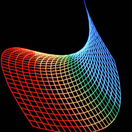 Computer Generated Mathematical Saddle by Science Photo Library
