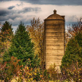 Concrete Silo By Paul Freidlund by Paul Freidlund