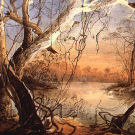 Confluence Of The Fox River and Wabash by Karl Bodmer