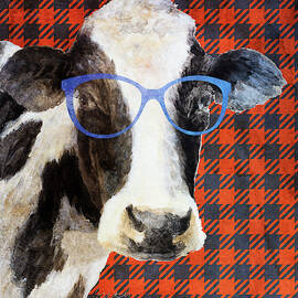 Cool Cow On Pattern by Lanie Loreth