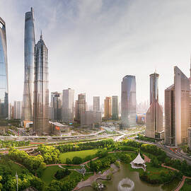 Core Of Lujiazui, Shanghai by Elysee Shen