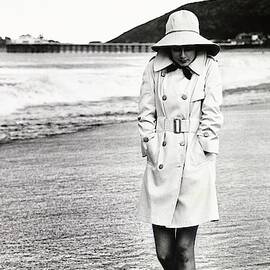Cristina Ferrare Wearing A Misty Harbor Raincoat by Henry Clarke