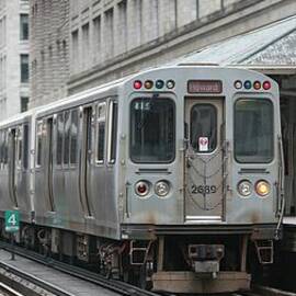 CTA Red Line Train, Chicago by Georgia Clare