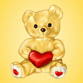 Cute Teddy Bear Hypnotist by Boriana Giormova