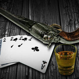 Dead Man's Hand Aces and Eights by Randall Nyhof