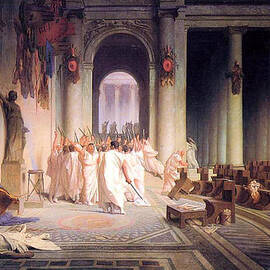 Death of Caesar by Jean Leon Gerome
