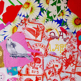 Decoupage Reds by Georgie Reeve