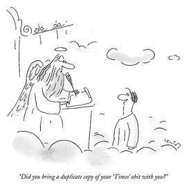 Did You Bring A Duplicate Copy Of Your 'times' by Arnie Levin