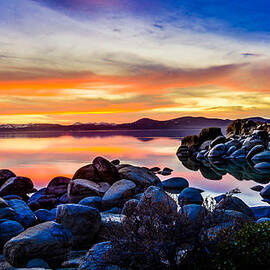 Diver's Cove Lake Tahoe Sunset by Scott McGuire