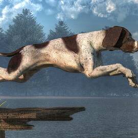 Diving Dog by Daniel Eskridge