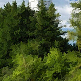 Door County Cana Island Vertical Panorama by Christopher Arndt