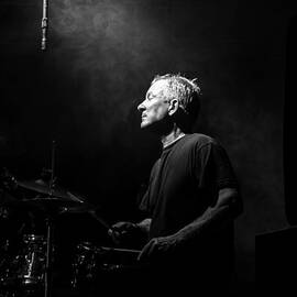 Drummer Portrait of a Muscian by Bob Orsillo