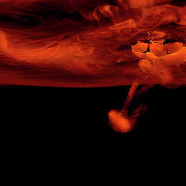 Dry Ice Floating In Colour by Jonathan Knowles