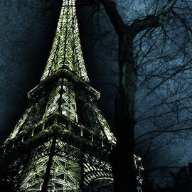 Eiffel Tower at Moonlight by Marianna Mills