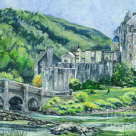 The Eilean Donan Castle in Scotland by Carol Wisniewski
