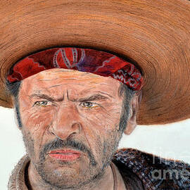 Eli Wallach as Tuco in The Good the Bad and the Ugly by Jim Fitzpatrick