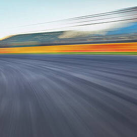 Empty Race Track Background by Aaron Foster
