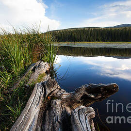 Evening at Red Rock Lake by Jim Garrison