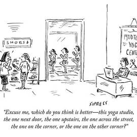 Excuse Me, Which Do You Think Is Better - This by David Sipress