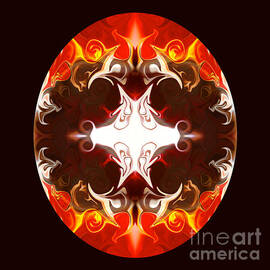 Exploding Consciousness Abstract Mandala Artwork by Omaste Witkowski by Omaste Witkowski