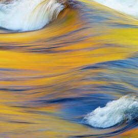 Fall Colors Reflected In The Swift by Jerry and Marcy Monkman