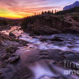 Falls at first light by Mark Kiver