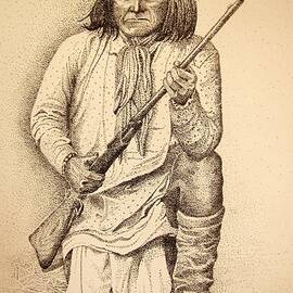 Famous Pose - Geronimo by Marilyn Smith