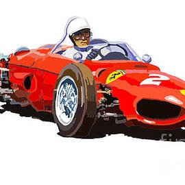 Ferrari Dino 156 1962  by Yuriy Shevchuk