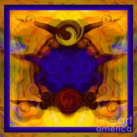 Finding My Happy Place Abstract Healing Art by Omaste Witkowski