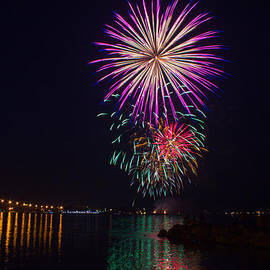 Fireworks over the York River