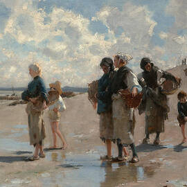 Fishing for Oysters at Cancale by John Singer Sargent