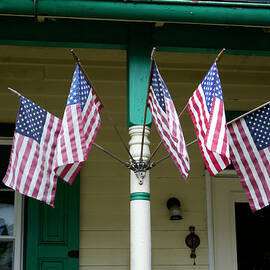 Five Flags on the Porch