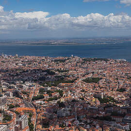 Flying Over Lisbon Portugal